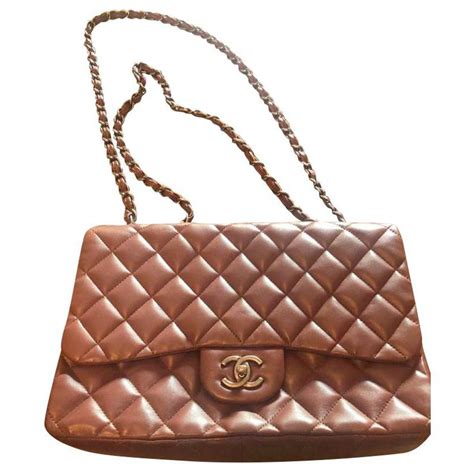 chanel handbags brown color